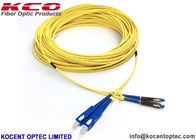 PVC LSZH TPU Fiber Patch Cords MU UPC APC Optical Jumpers SM G657A1 Duplex Simplex