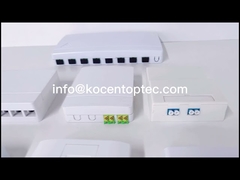 Plaque murale pour fibre optique, 1 port, 2 ports, 4 ports, 8 ports