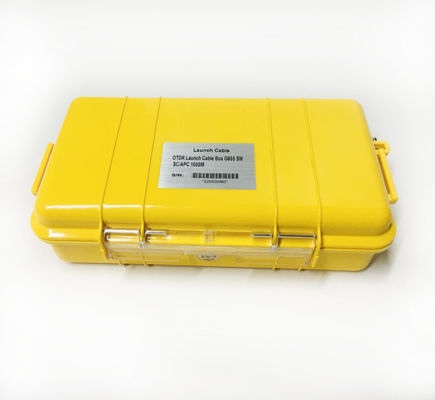 1000m Single Mode G652D OTDR Launch Cable Box with SC/UPC Connector for Precise OTDR Testing