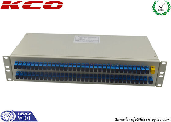 Rack Type 1:64 Fibre Optic Splitter PLC 1x64 Corning Optical Fiber Passive Optical Networks