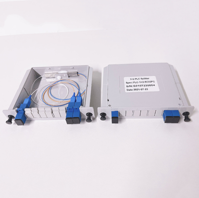 SC/UPC PLC Splitter with 0.3m Pigtail Length and 0.9mm Cable Diameter for Low Insertion Loss Fiber Optic Networks