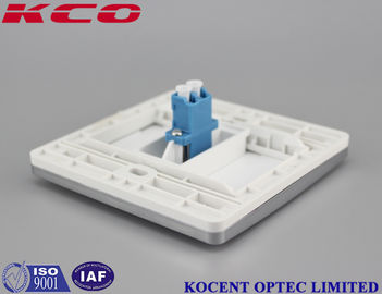 LC Duplex Fiber Optic Face Plate FTTH Fiber Optic Terminal Box