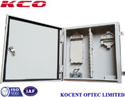 Indoor FTTH FTTB Fiber Optic Terminal Box 4 Cable Ports Steel Tape Material KCO-ODB-48A