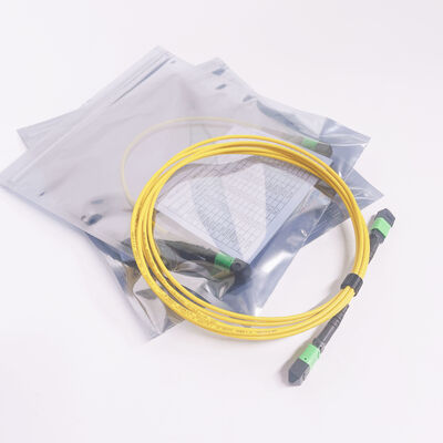 Single Mode G657A 24F MPO Trunk Cable MTP Fiber Optic Patch Cable Type A / Type B / Type C