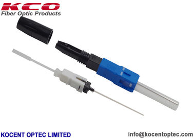 SOC Splice On Fiber Optic Fast Connector with 0.2dB Insertion Loss 55dB Return Loss for 3mm Drop Cable FTTH FTTA Field Assembly