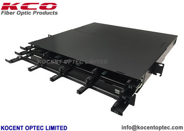 MPO Cassette Rack Mount MTP Patch Cord DLC Multimode OM3 OM4 OM5 12 Port Patch Panel