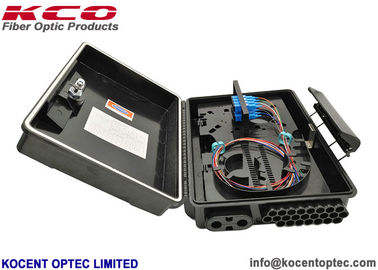 24 Port Outdoor IP65 Fiber Optic Termination Box with ABS+PC Material for FTTH Mini Splitter