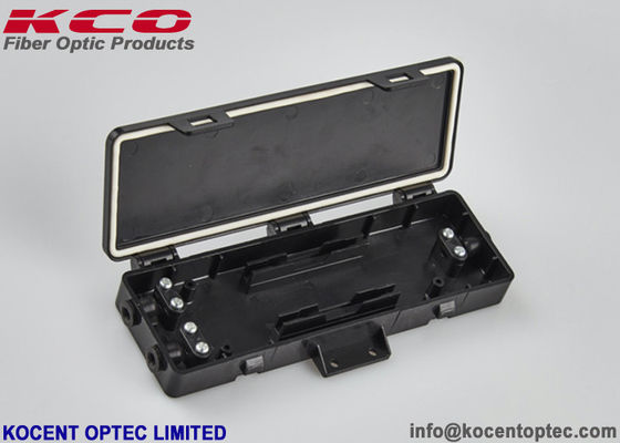 FTTH Inline Horizontal Fiber Optic Splice Closure 4 Core Fiber Optic Joint Closure with 3 Ports