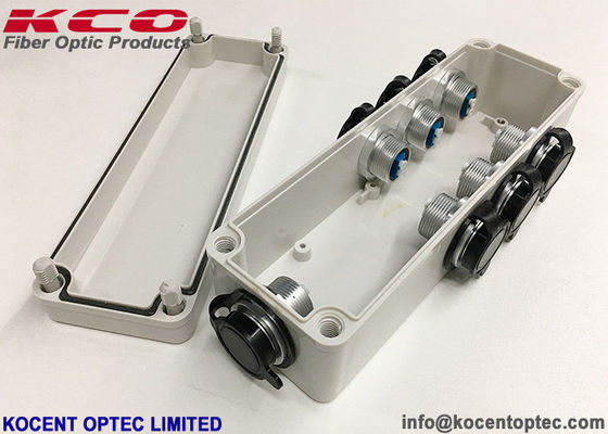 6 Port 12 Cores PDLC Connector Fiber Optic Splice Closure FTTA Fiber Optic Terminal Box for Outdoor FTTA FTTx Networks