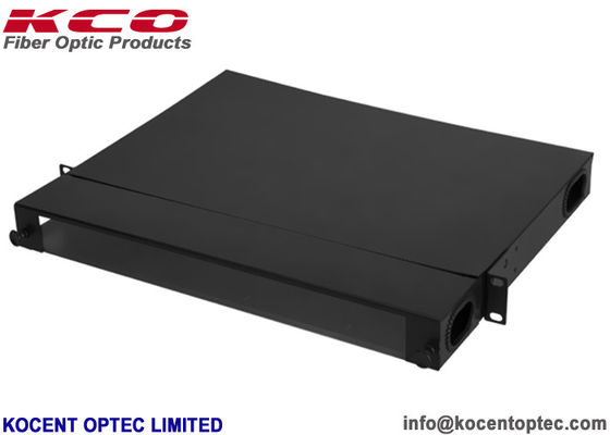 High Density 96 Core OM3 OM4 MPO MTP Patch Panel 19'' 1U Rack Mount MPO MTP Terminal Box