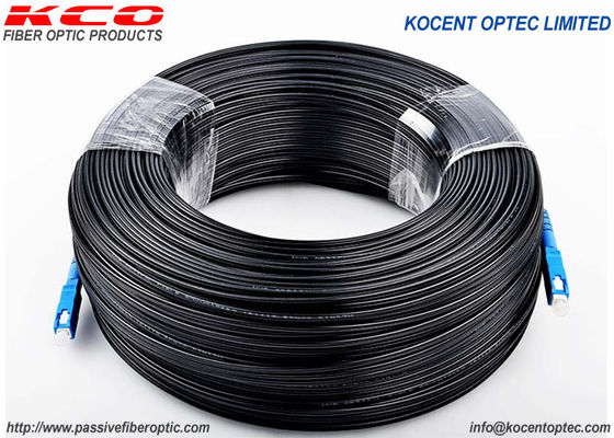 G657A LSZH 1 Core FTTH Drop Cable Indoor Fiber Optic Drop Cable for FTTH Networks