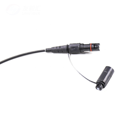 Outdoor Waterproof Fiber Optic Patch Cord with MPO MTP Connector and IP67 Protection for Harsh Environments