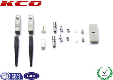Duplex SC Connector Housing Set / Optical Fibre Cable Un-assembled Connectors Housing