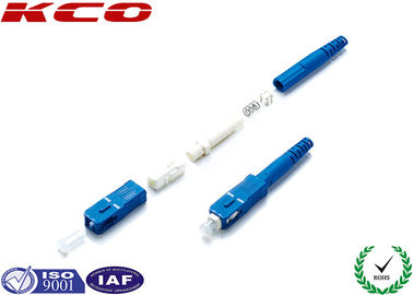 FTTH drop SC Optical Fibre Connectors Housing Set For Drop Patch Cord