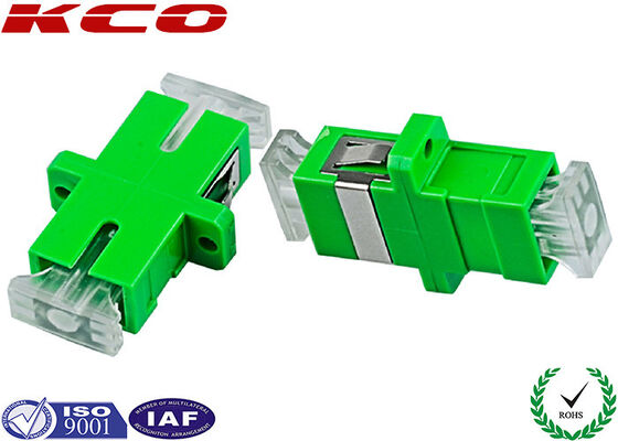 Adaptateur Fibre Optique SC APC Monomode Simplex Couleur Verte