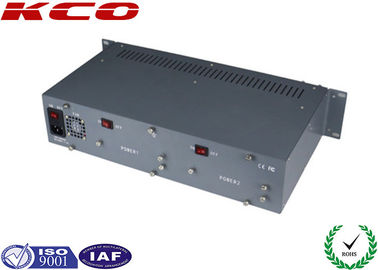 Fiber Optic Media Converter Chassis 14slots 16 slots Rack Mount Patch Panel 2U Double Power