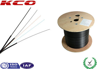 Fibre de fibre optique extérieure de câble de 2 noyaux à la maison avec le revêtement en PVC