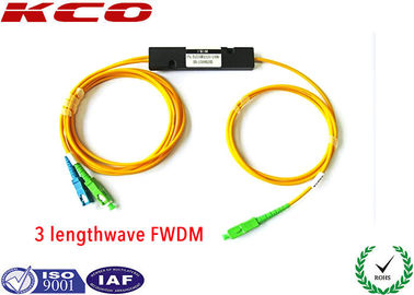 Filtrez le WDM de filtre du multiplexeur FTTH/FTTx 1310/1550/1490nm EPON FWDM de Division de longueur d'onde