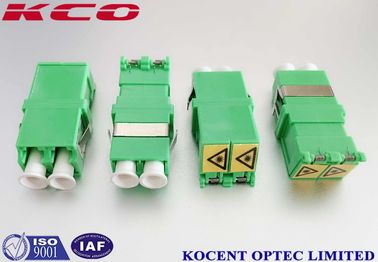 Single Mode Optical Fiber Adapter Duplex Auto Shutter LC/APC LC/UPC Without Flange Coupler
