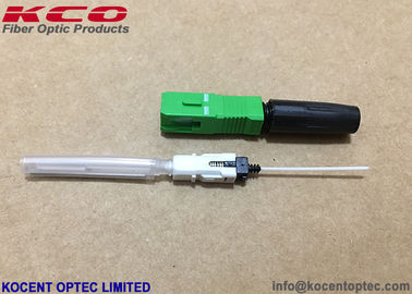 0.9mm SC/APC Fiber Optic Fast Connector with 0.2dB Insertion Loss and 50mm Length for Field Assembly