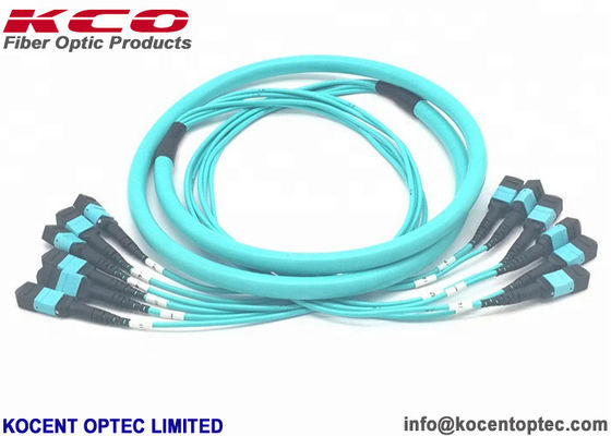48 Core MPO MTP Patch Cord OM3 OM4 OM5 LSZH MPO Fiber Patch Cable for High Density Data Center