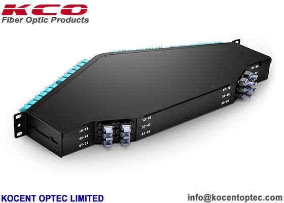Single Mode Fiber Patch Cord 144 Core 1U MPO MTP Fiber Optic Patch Panel