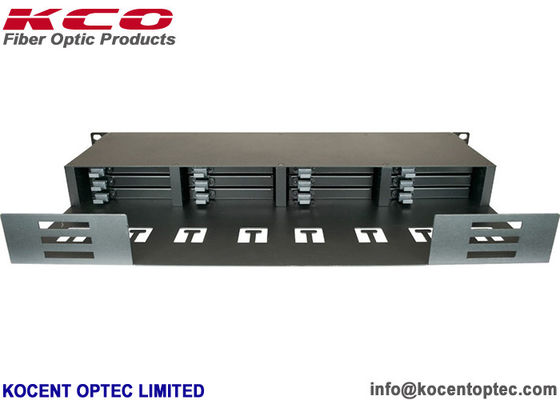 High Density 144fibers MPO MTP Fiber Optic Patch Panel , 12 Cores Optical Fiber Patch Cord