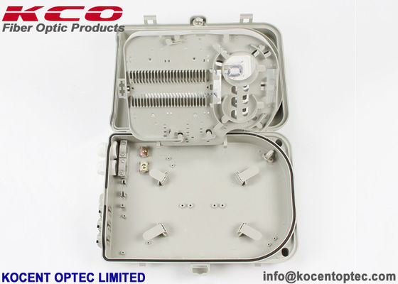 FTTH IP65 Outdoor 24 Core Fiber Optic Terminal Box with Blockless Splitter and 24 Ports Capacity