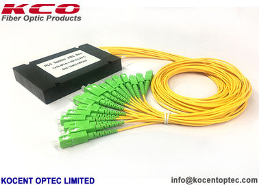 116 PLC Fibre optique Splitter 1x16 ABS Boîte 0,9 mm 2,0 mm 3,0 mm 1 * 16 Splitter modulaire