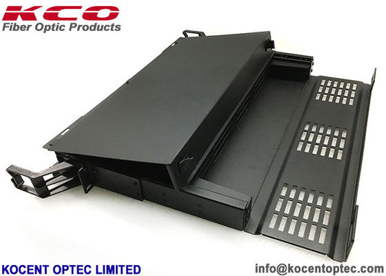 144core 1U SM Monomode High Density Rack Mount Optical Fibre MPO MTP Patch Panel Rack Mount Box