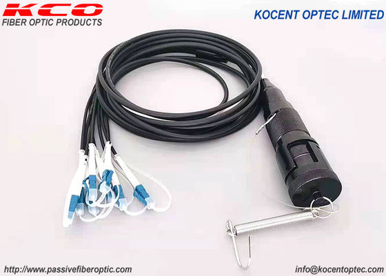 FTTA câbles à fibre optique 4fo 8fo 12fo connecteur blindé tactique YZC étanche