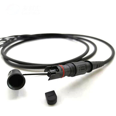 Outdoor MPO MTP 12 Cores Fiber Optic Patch Cord for 5G Base Station and Telecom Tower