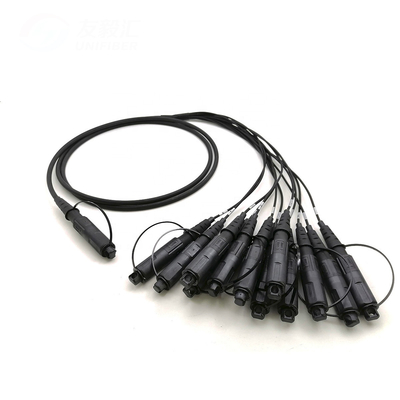 Outdoor Waterproof Fiber Optic Patch Cord with MPO MTP Connector and IP67 Protection for Harsh Environments