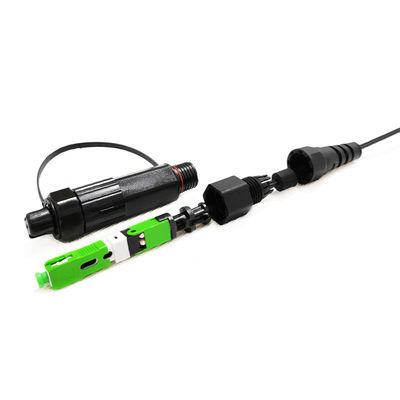 Imperméable extérieur de mini connecteur rapide de Sc de BBU RRU FTTA pour des applications de FTTH