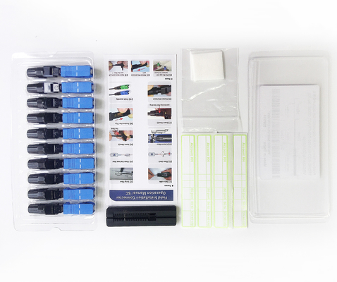 Tension rapide de fibre optique 4N de fibre du passage 3D de l'IL 0.3dB de connecteur de Sc UPC de Viettel FTTH